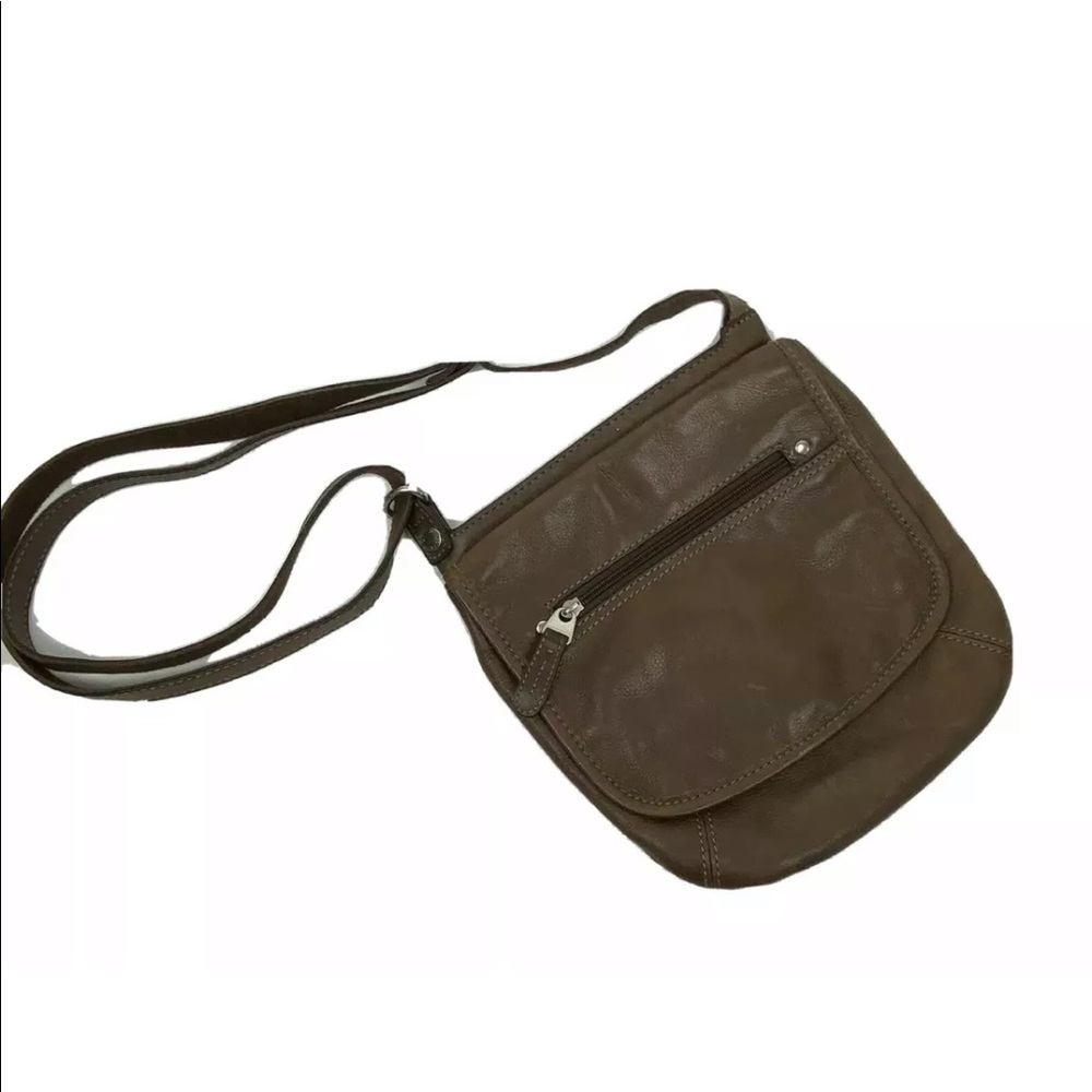 Fossil Classic Crossbody Brown Leather Bag Purse